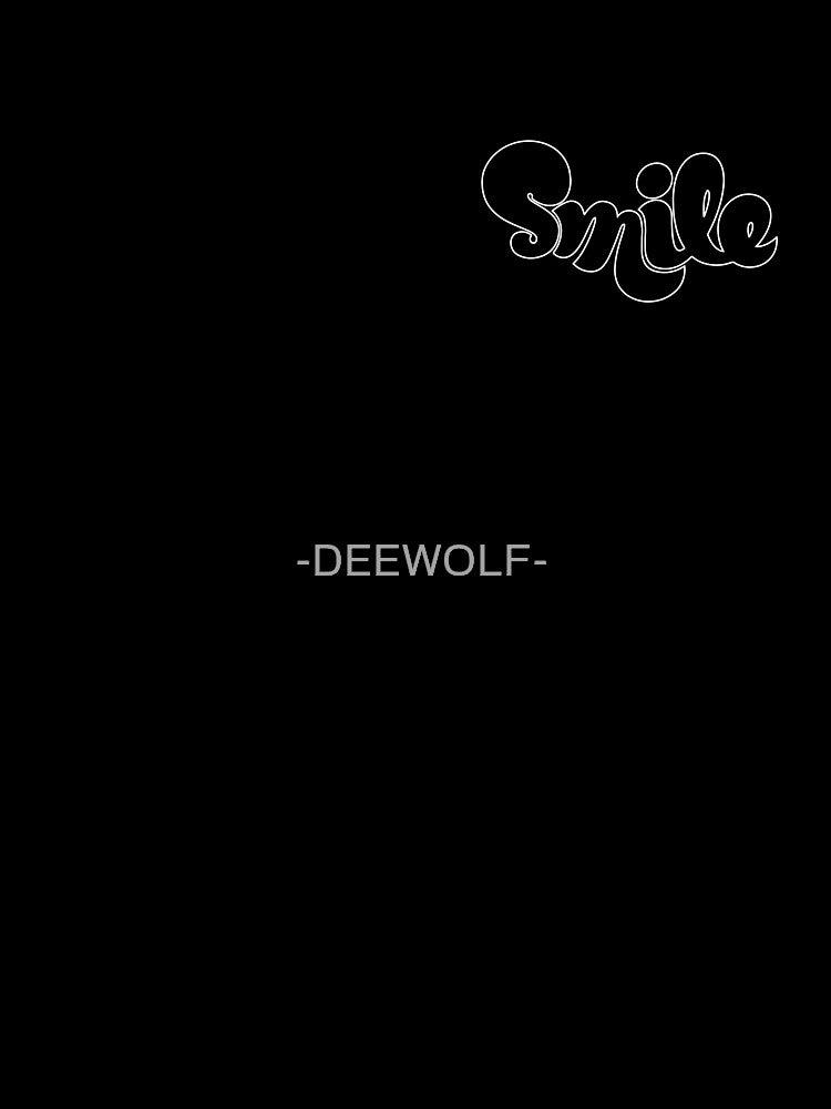 Retro Smile Typography Design by -DEEWOLF-