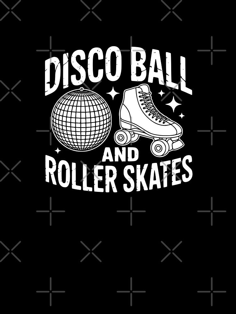 Disco Ball And Roller Skates by theartfulaspie