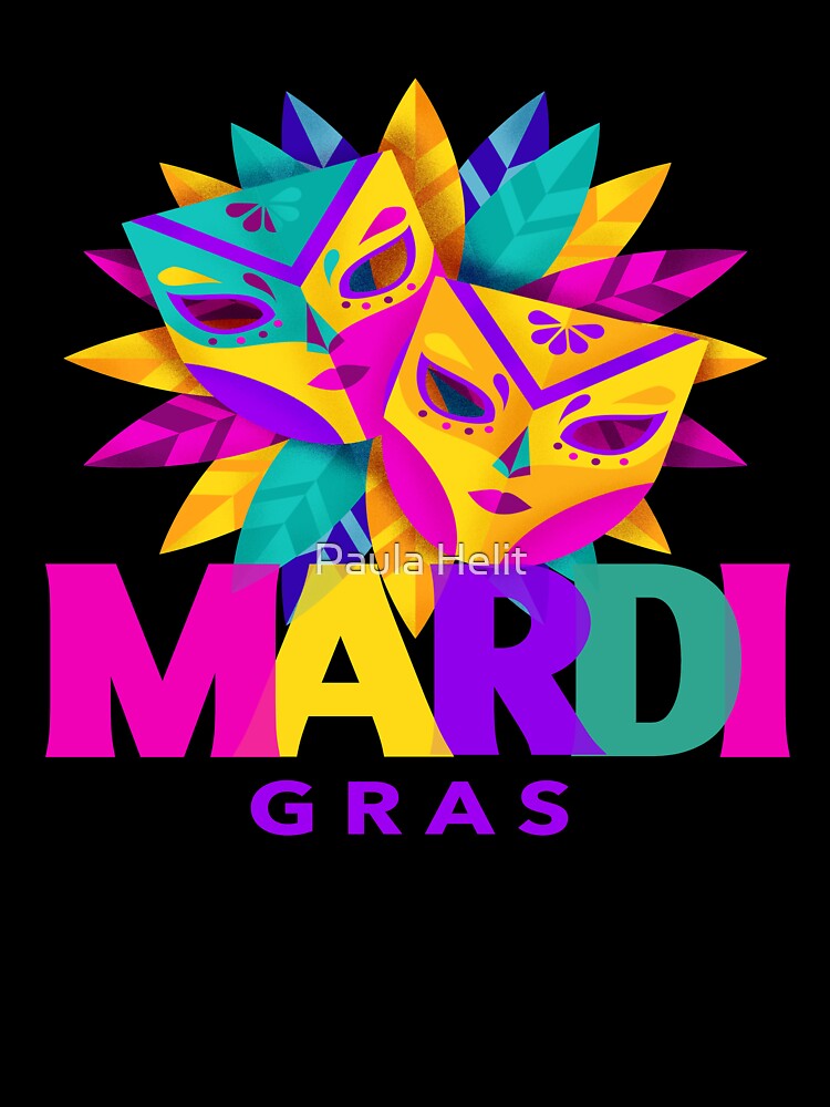 Mardi Gras Party Mask Gift by Paula Helit