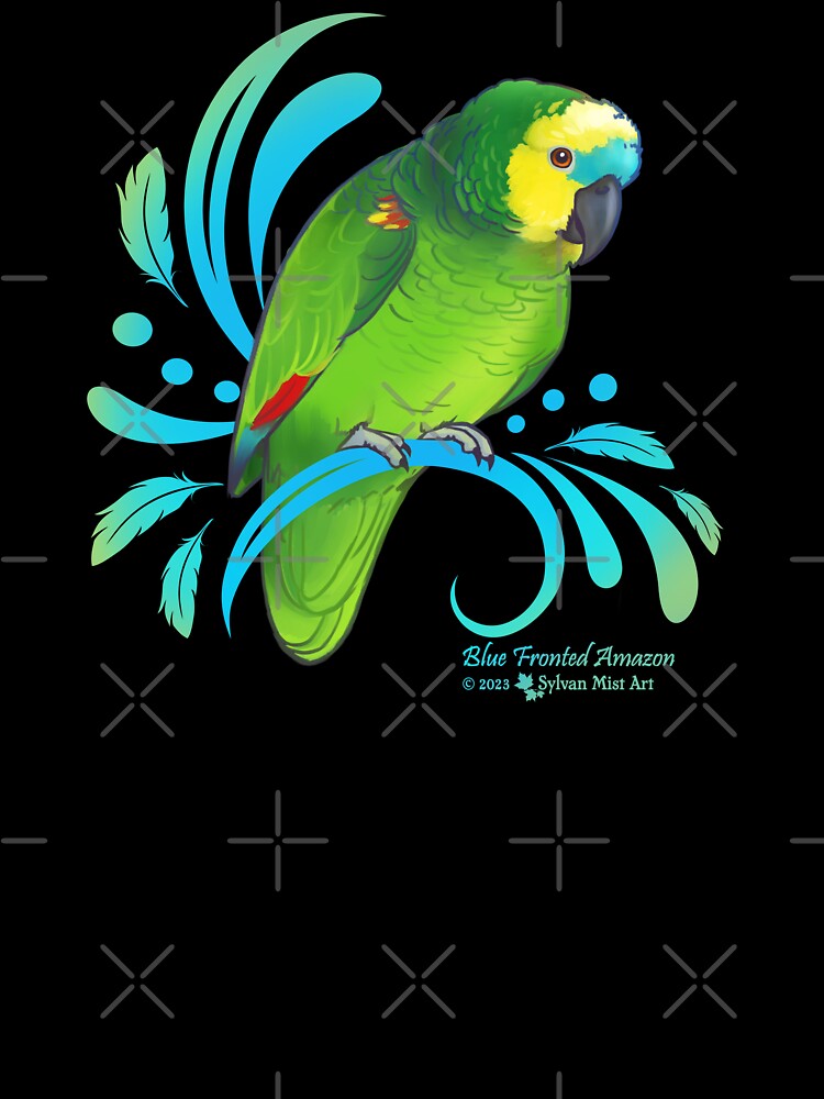 Blue Fronted Amazon Parrot by sylvanmist