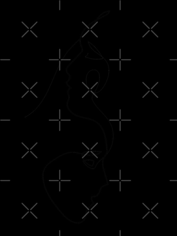 Two Faces One Line | One Line Artist | Minimal Art | One Line Art | Minimalist by One-Line-Artist