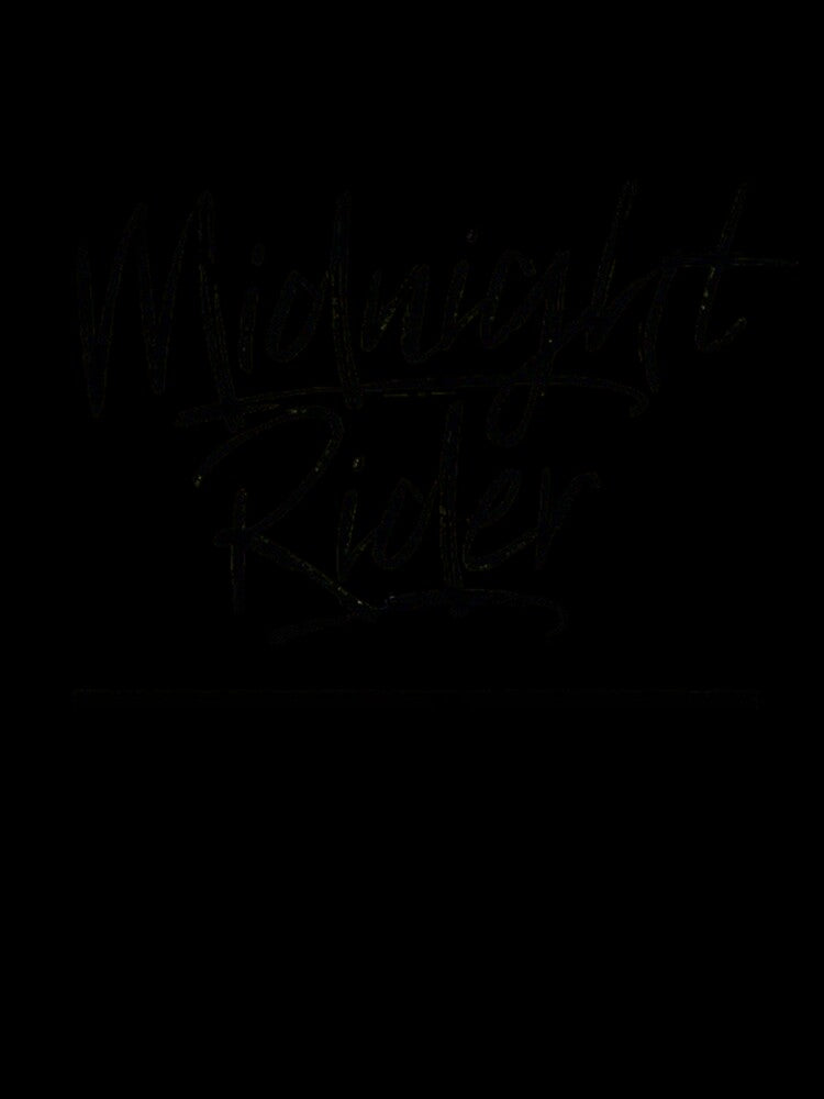Midnight Rider – Dark Handwritten Calligraphy by BriarRoseSupply