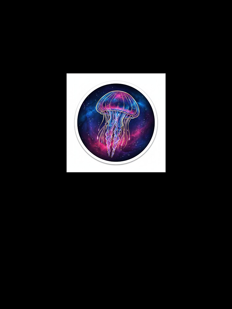 Celestial Dream Jellyfish Premium Graphic Sticker by MyKidsLife