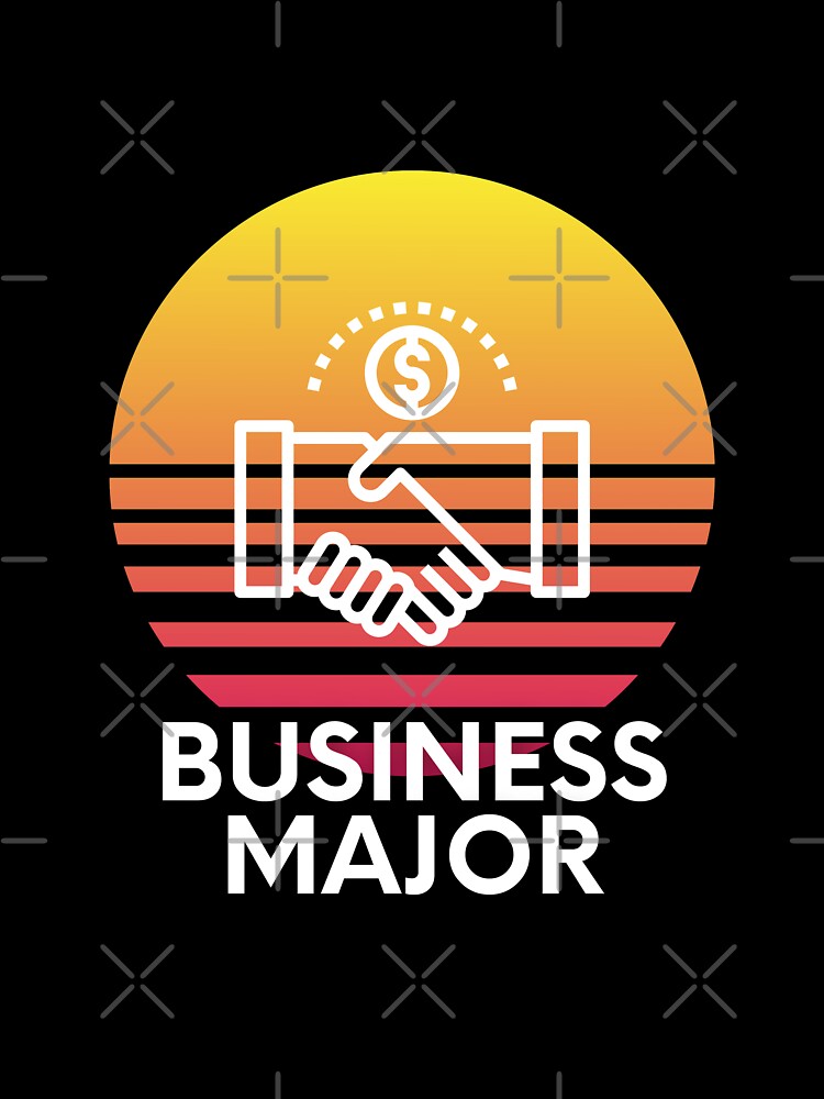 Business Major Colorful Sunset College Student Graphic by EllConApparel