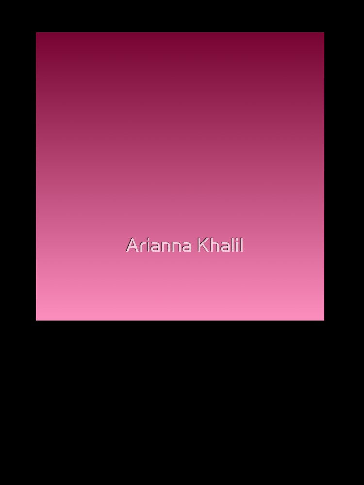 Wine Ombre Gradient by Arianna Khalil
