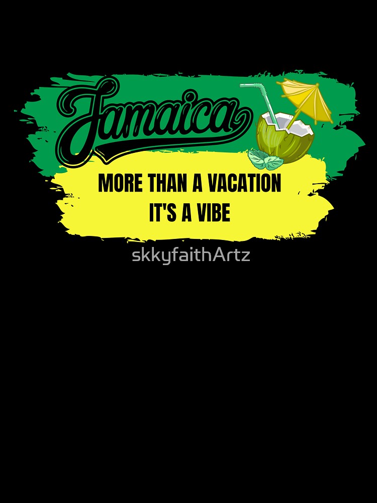 Jamaica More Than a Vacation It's A Vibe | Jamaican Flag Dress for Women by skkyfaithArtz