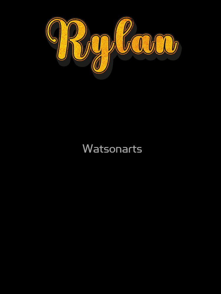 Rylan Personalized Name Design with Heart | Funny Custom Gift by Watsonarts