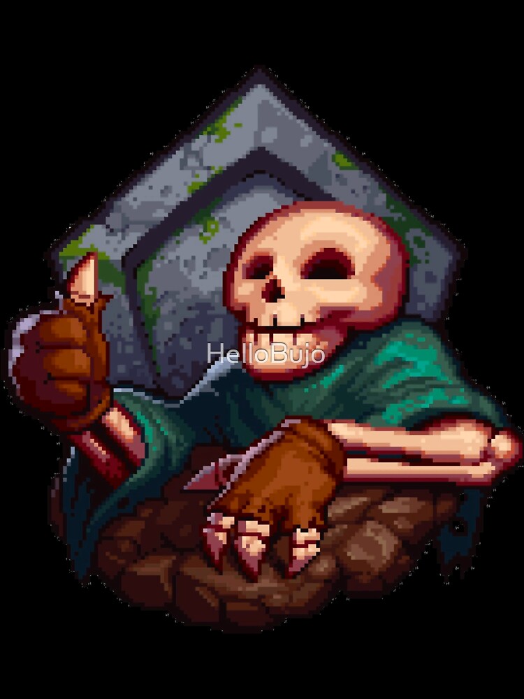 Graveyard Keeper skeleton Gerry by HelloBujo