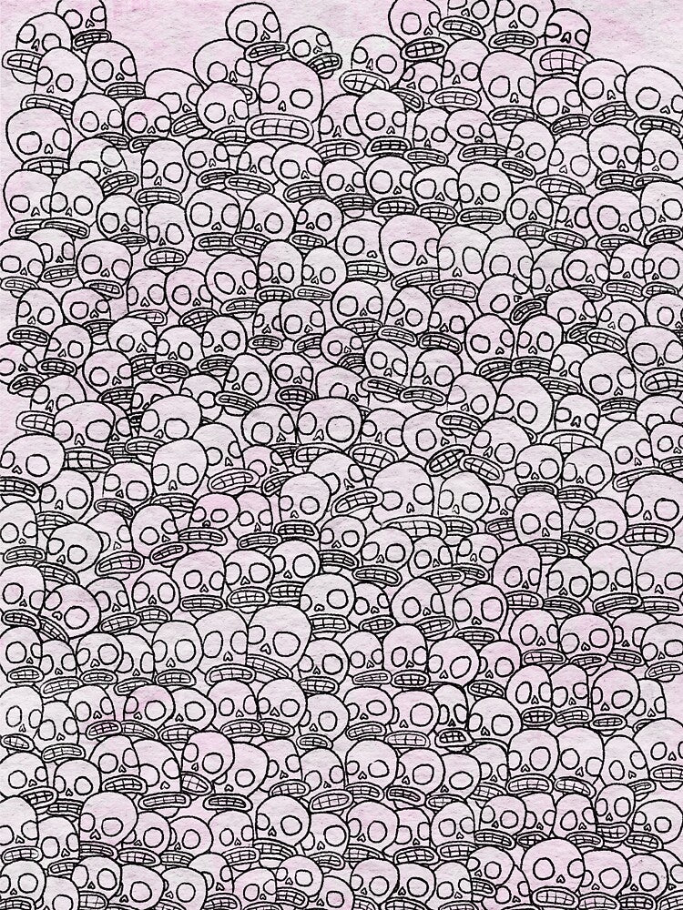 SKULL MURAL by timcostello