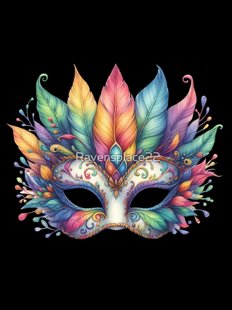 Colourful Mask by Ravensplace22