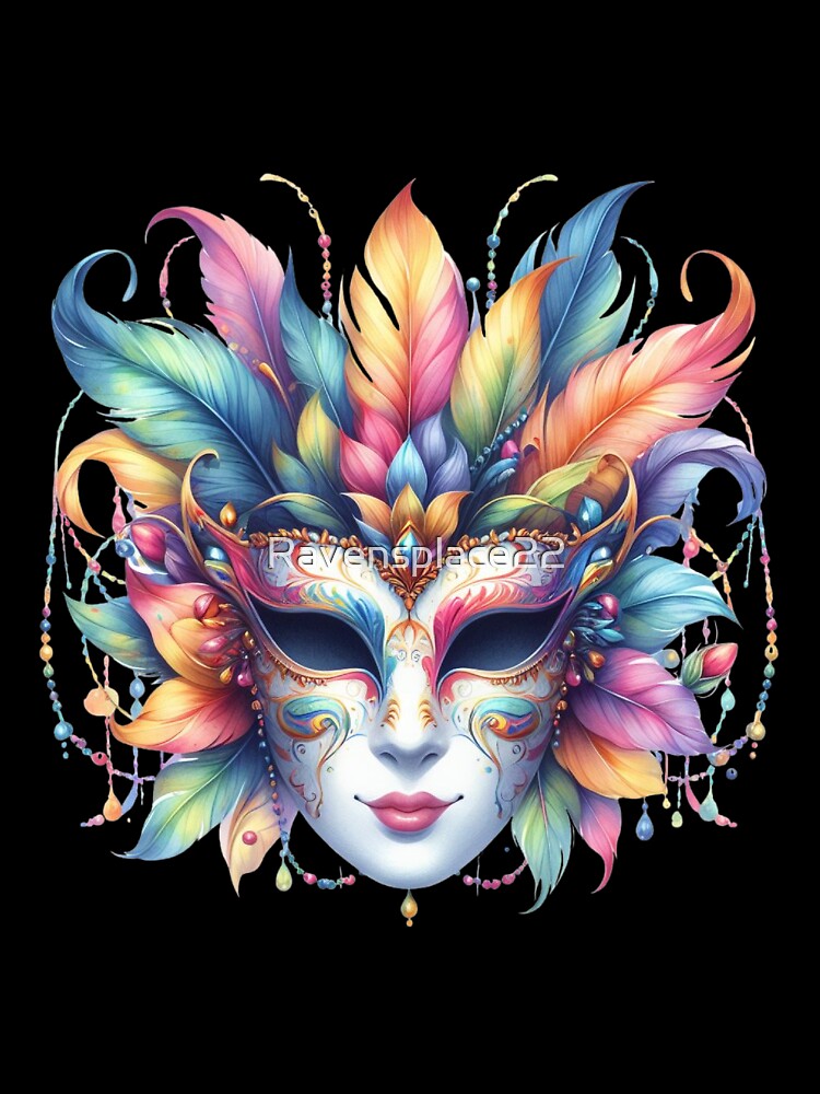 Stunning Colourful Mask by Ravensplace22