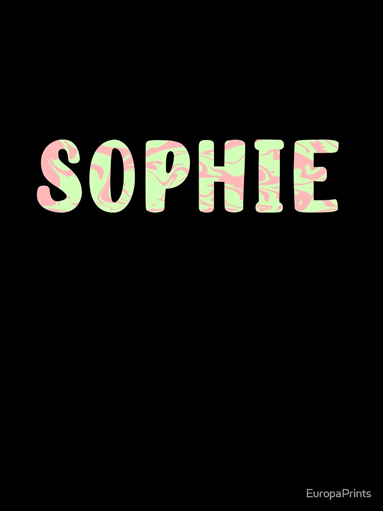 Sophie Custom Name by EuropaPrints