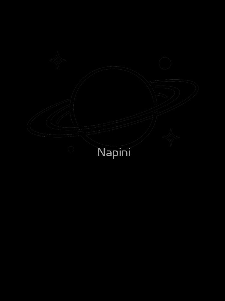 Planet Orbit – Minimal Space Symbol by Napini