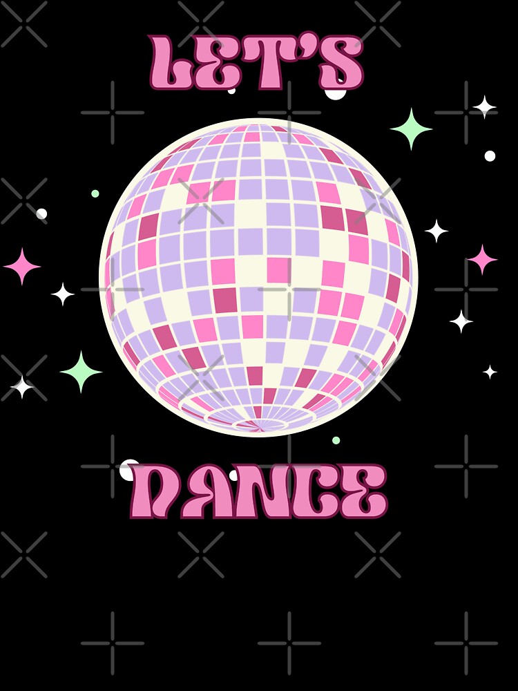 Groovy Disco Ball Let's Dance Retro by creativerooney