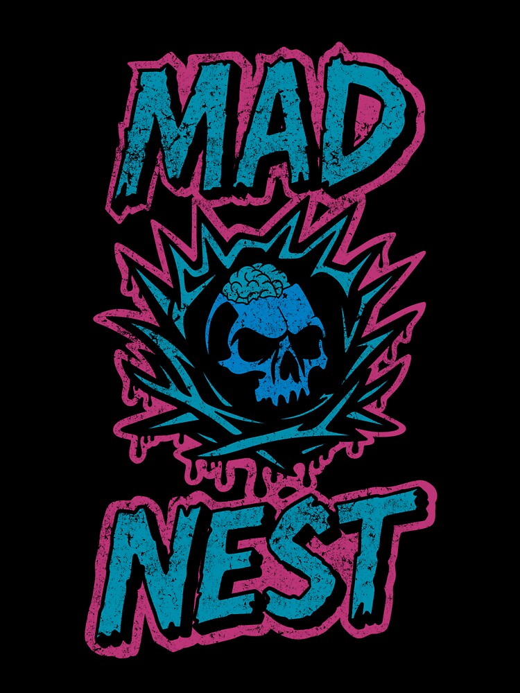 Mad Nest Logo bluepink by MADNEST