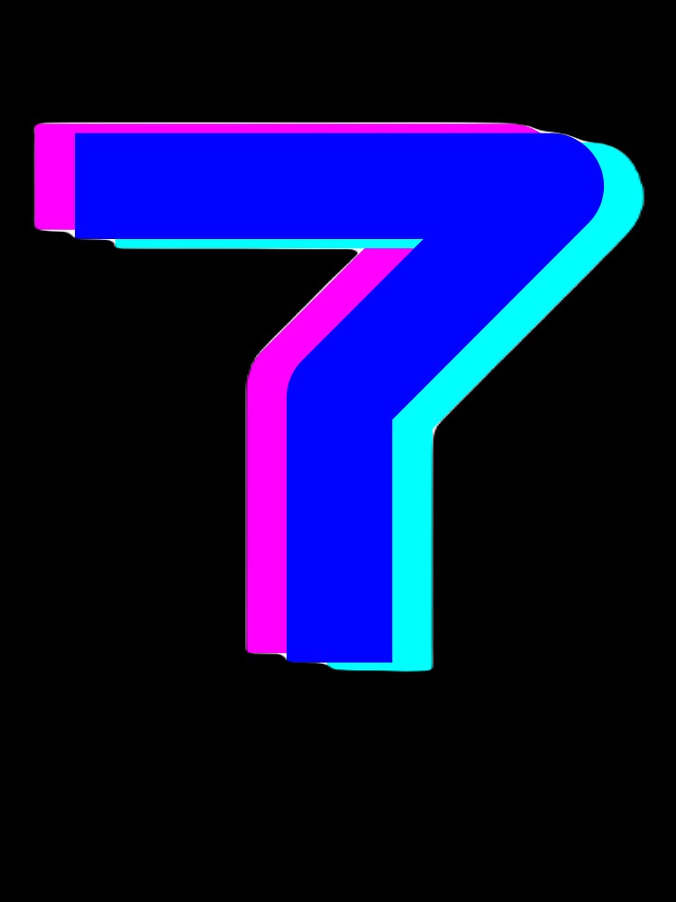 Number 7 / number seven is suitable for training by Constructive27