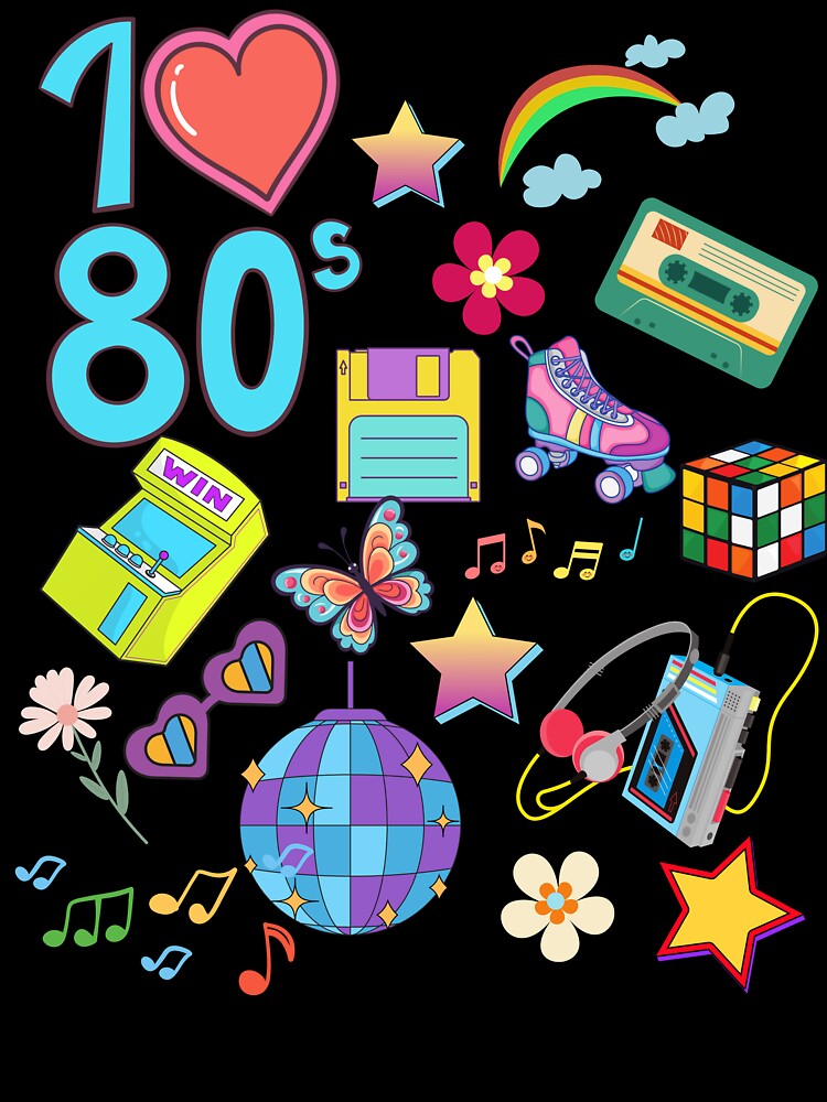 Vintage 80s Lifestyle – Retro Fun Artwork by MargaretaArt