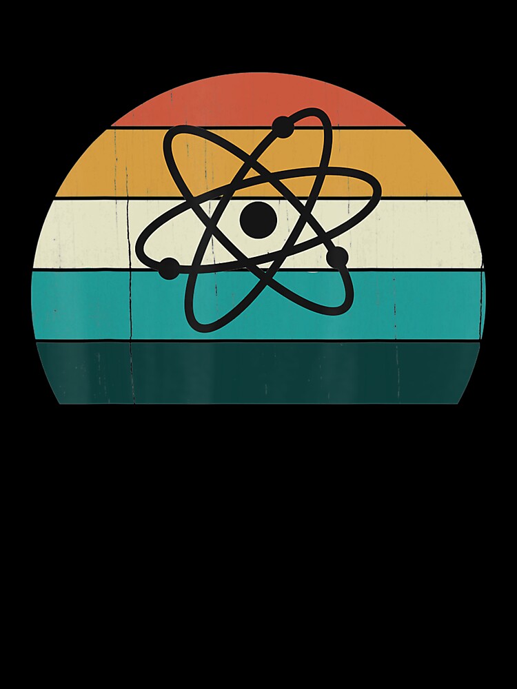Retro Science Atoms Vintage Molecules Chemistry by RonaldDaughtry