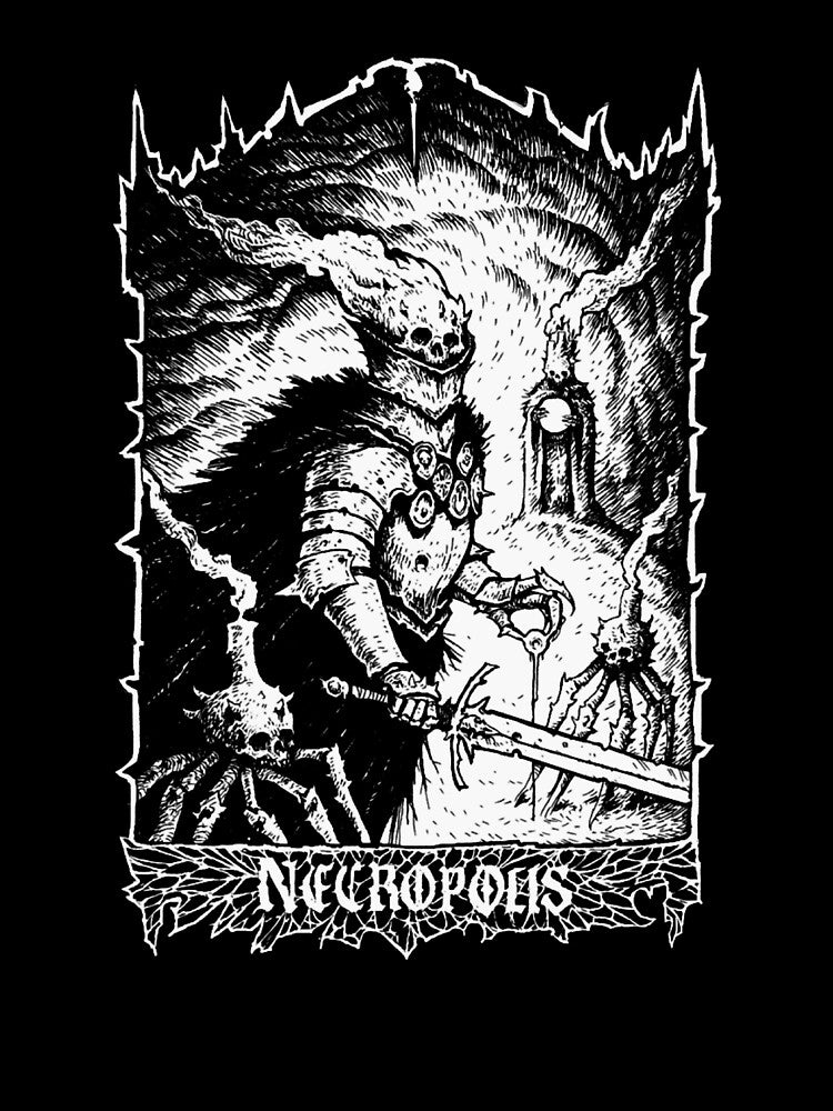 Necropolis White Ink Classic by Nad-Had