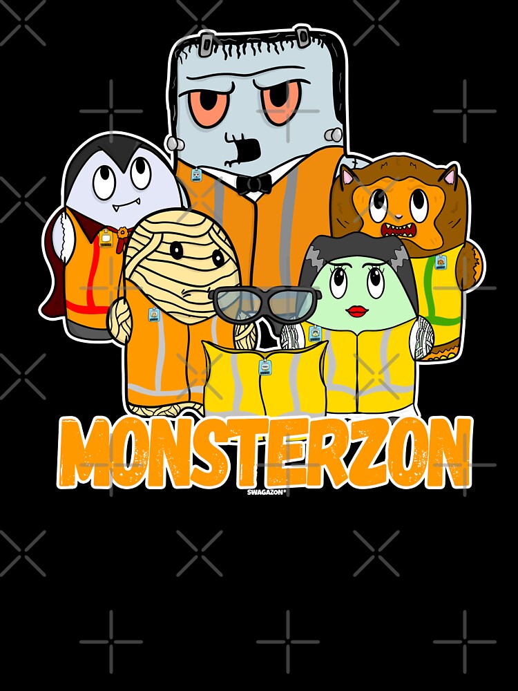 Swagazon Monsters Mummy Frankenstein Dracula Monsterzon Halloween by Swagazon