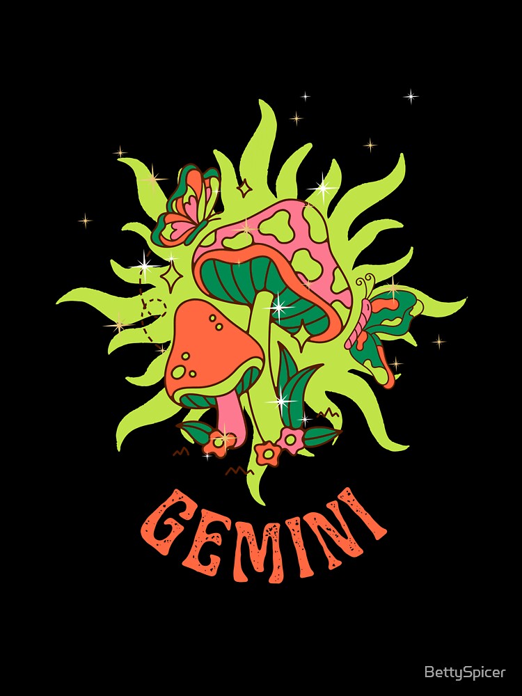 Gemini Cottage Core Psychedelic by BettySpicer
