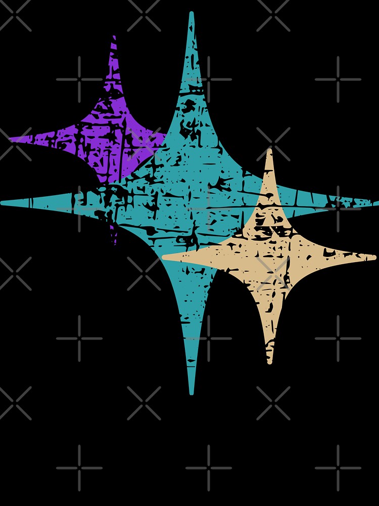 Retro Y2K Starburst Pattern 7 by ZorianArt
