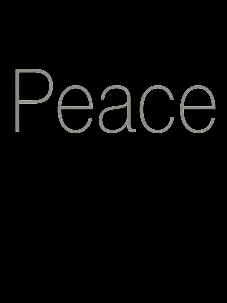 Minimal Line Art-Peace by DinsignStudio
