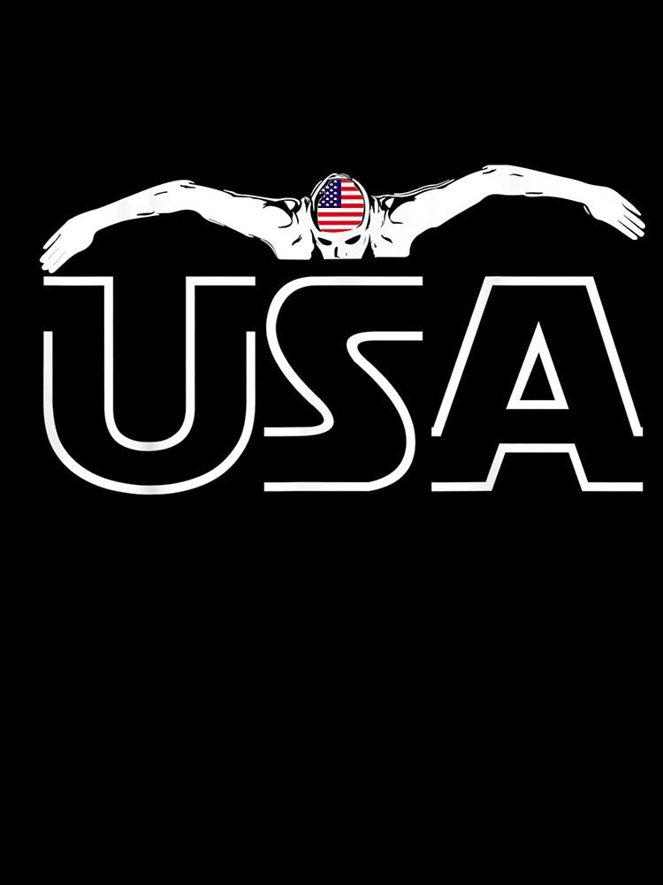 USA Swimming American Butterfly Swimmer by sikkilapa