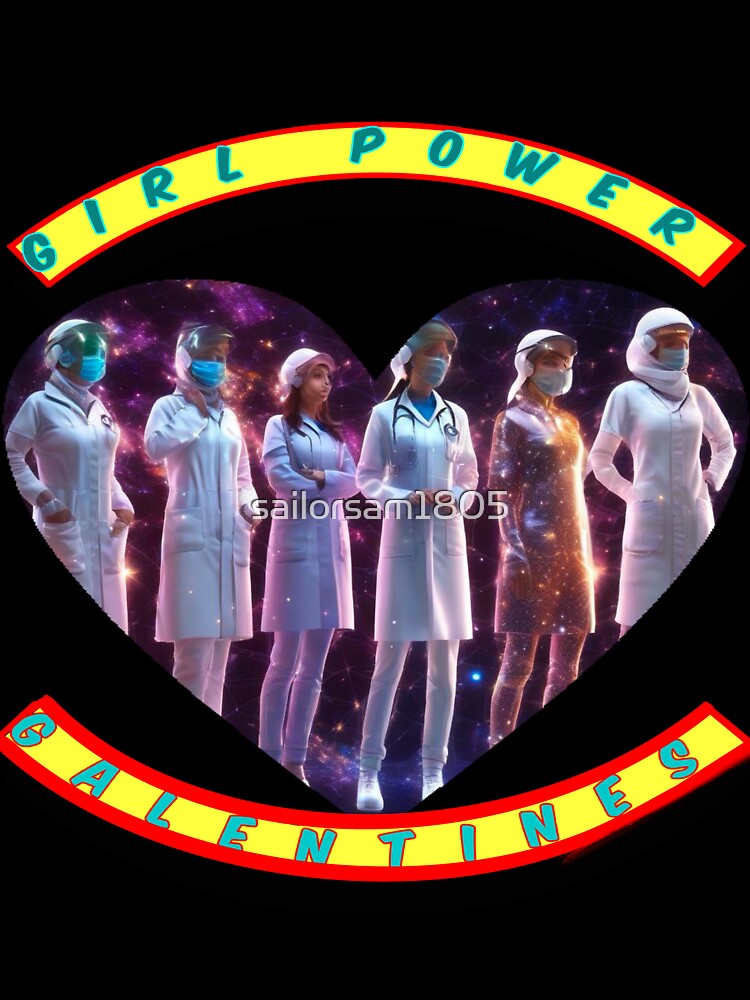The Medical Astronauts Girl power galantine’s, medical doctors and nurses by sailorsam1805
