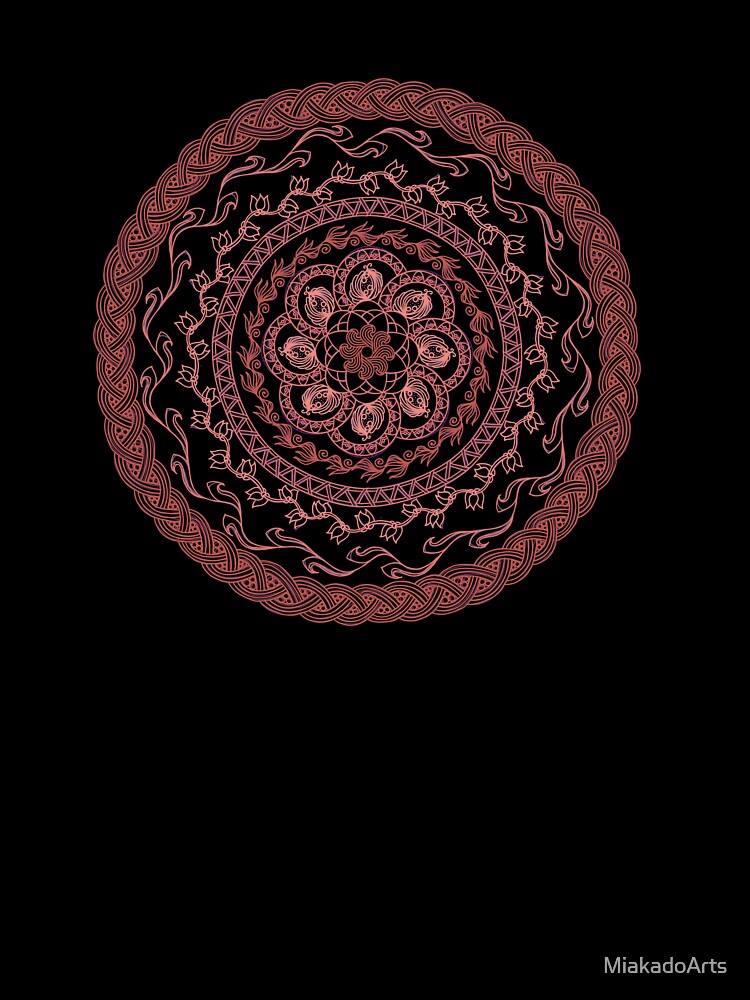 Mandala 09 Red by MiakadoArts