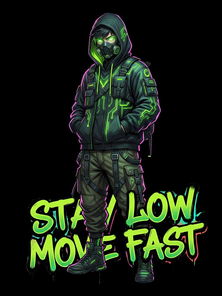 Stay Low Move Fast Streetwear Graphic Tee by STREET BOY ⭐⭐⭐⭐⭐