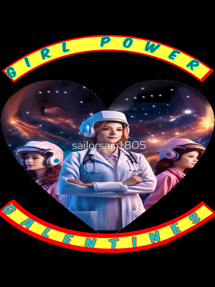 3 Astronauts Girl power galantine’s, medical doctors and nurses by sailorsam1805