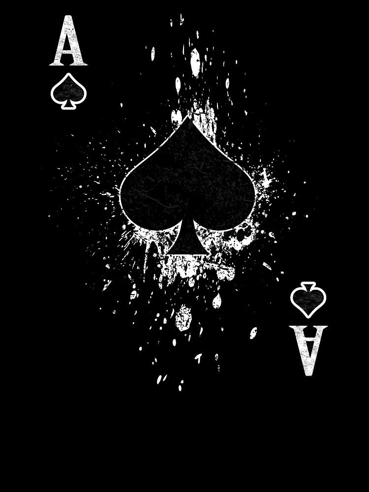 Ace Of Spades Poker Apparel by printworxx