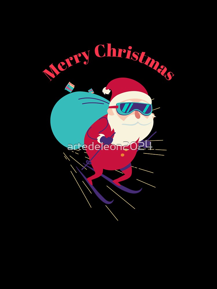 Merry Christmas Funny Santa by artedeleon2024
