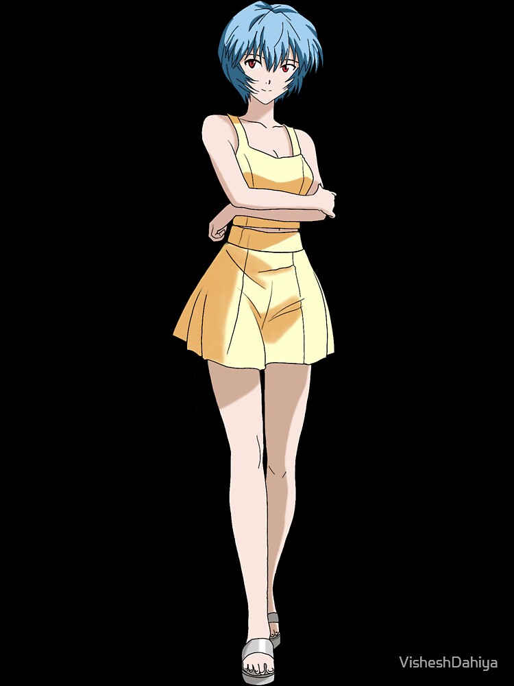 Rei Ayanami in Casual Outfit by VisheshDahiya