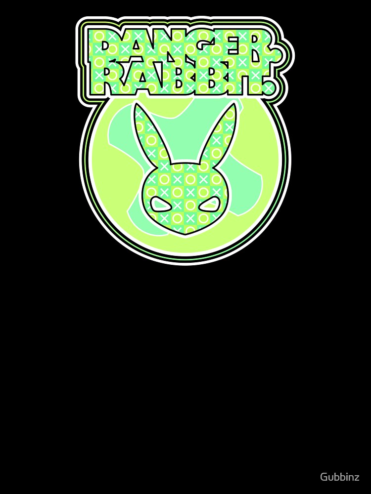 Danger Rabbit big circle - green by DANGER RABBIT