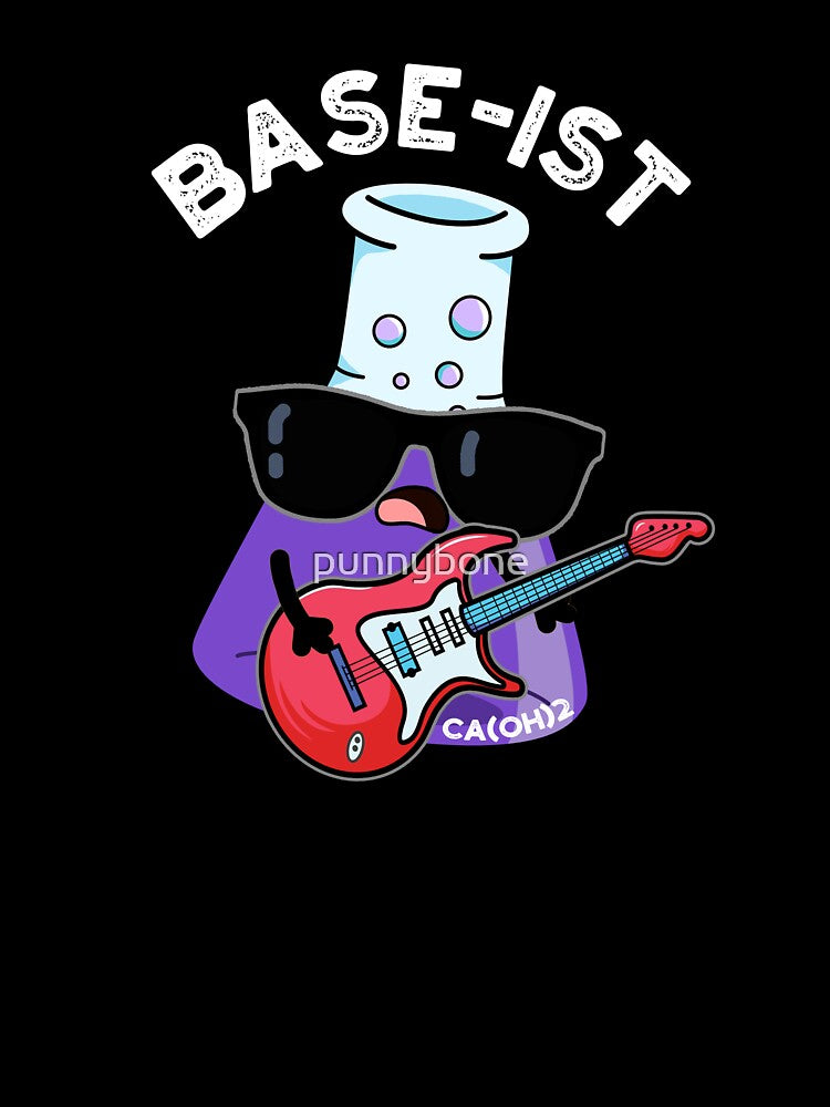 Base-ist Funny Chemistry Puns (Dark BG) by punnybone