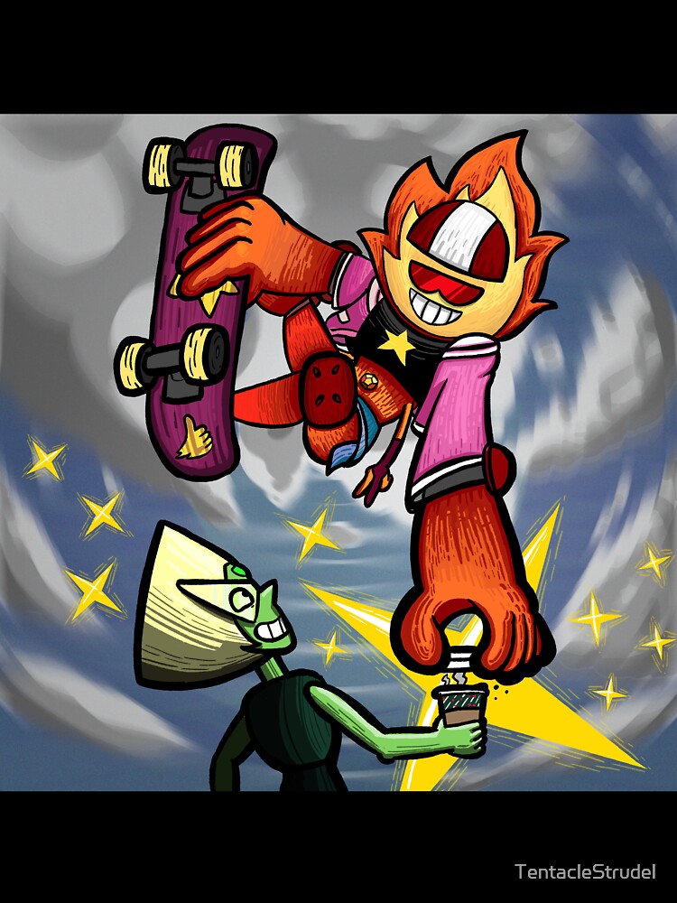 Sunstone and Peridot. Radically safe by TentacleStrudel