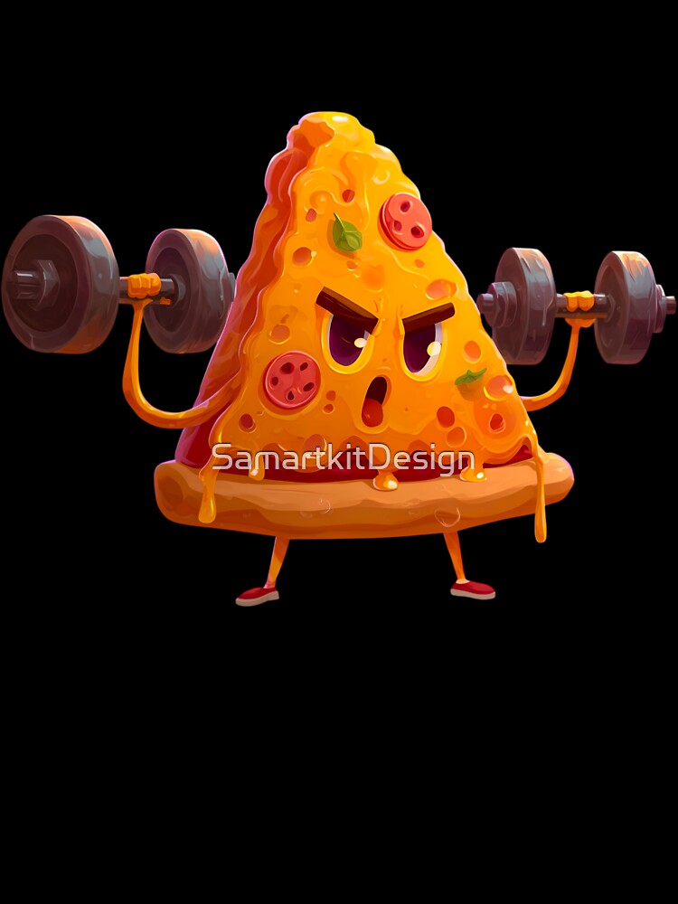 Gym Bro Pizza-1 by SamartkitDesign