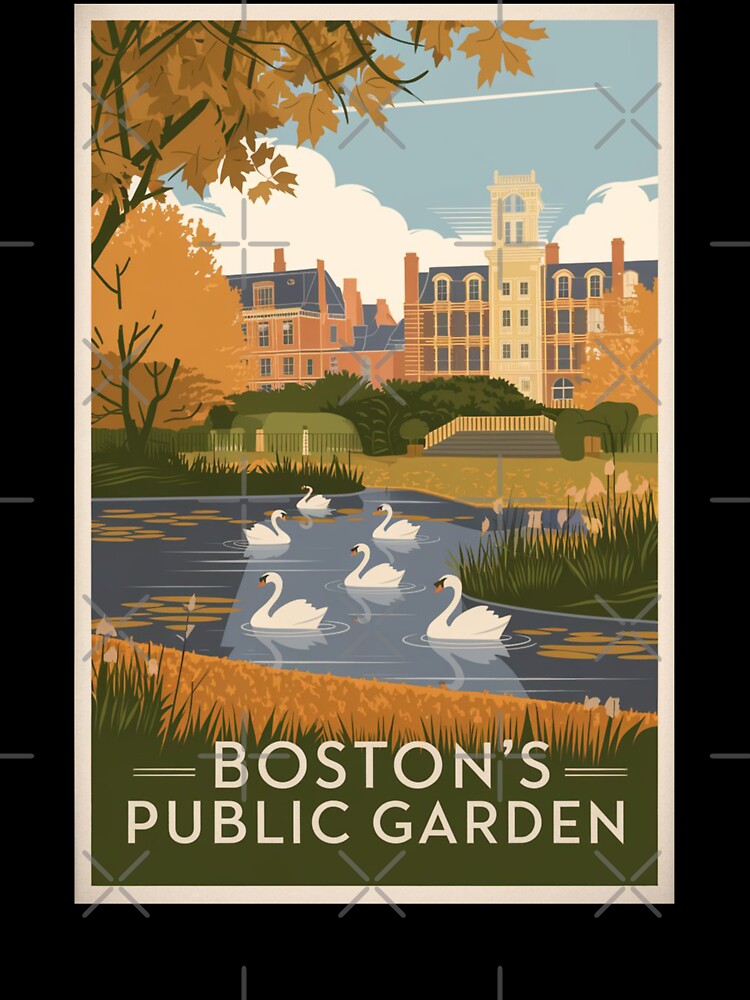 Boston Vintage Travel Poster by TravelerRat