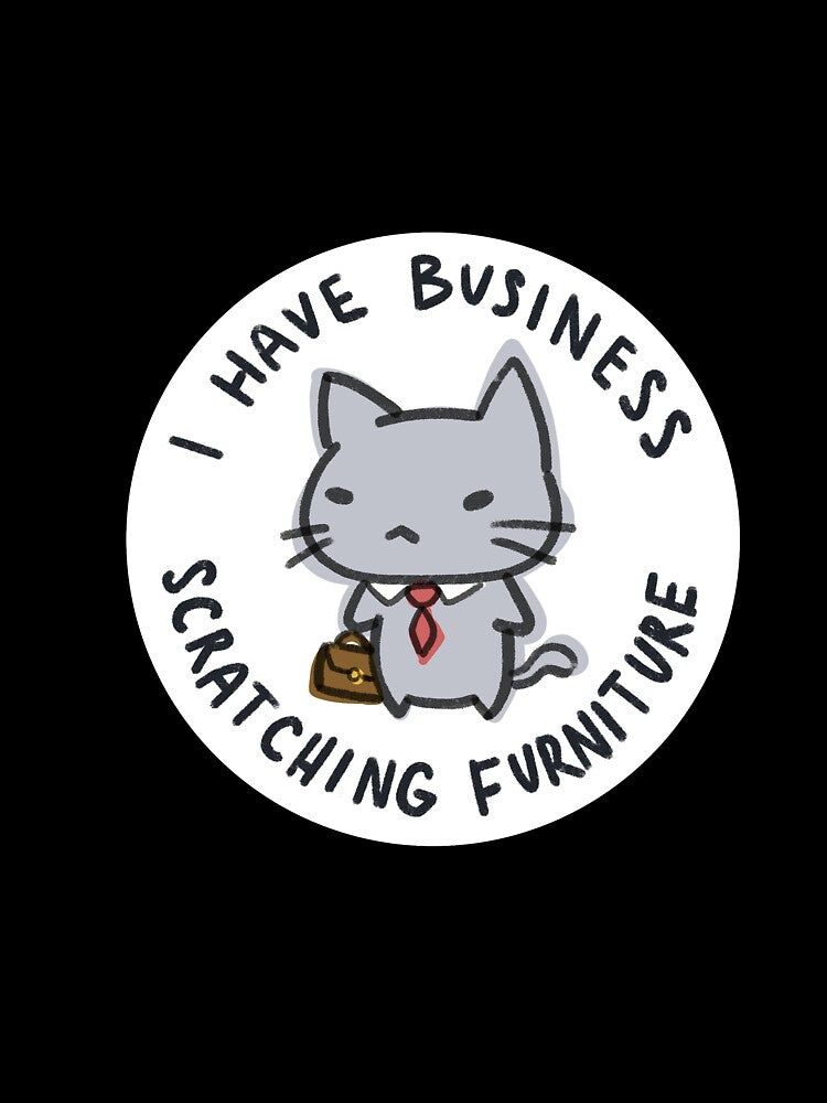 Business Cat (Handwritten) by NurseAllieCat