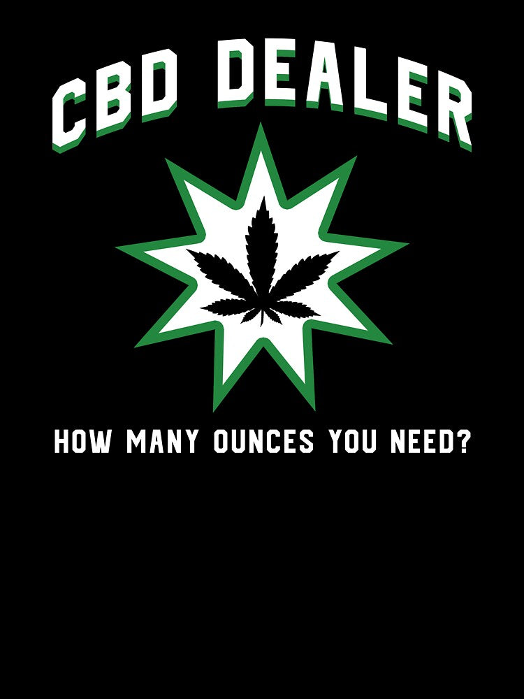 CBD Dealer Funny CBD Seller Gift Design Idea design print by Lisbob