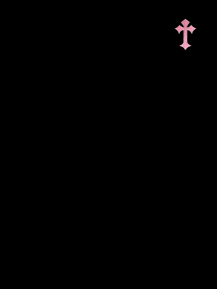 Pink glitch style cross by LaDolceDesign