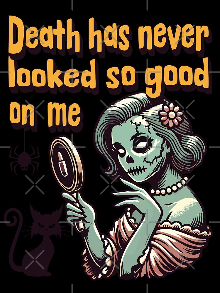 Death Suits Me So Well Creepy Charm by LuminOrb