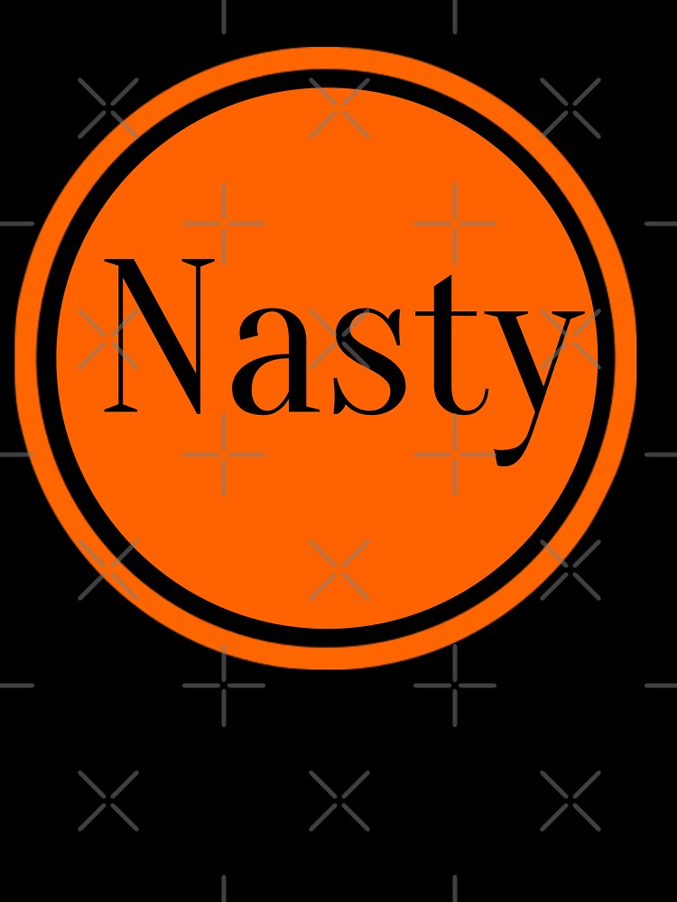 Nasty Logo Parody | Etsy Inspired Mock Logo | Funny Etsy Parody Art | Nasty Orange Circle Logo | Digital Download for Merch, Stickers, and Art Prints" by Rebel Fusion