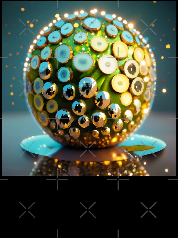 Disco Ball Kiwi – Fun Tropical Fruit Party Design with Shine and Style by Cultradesign