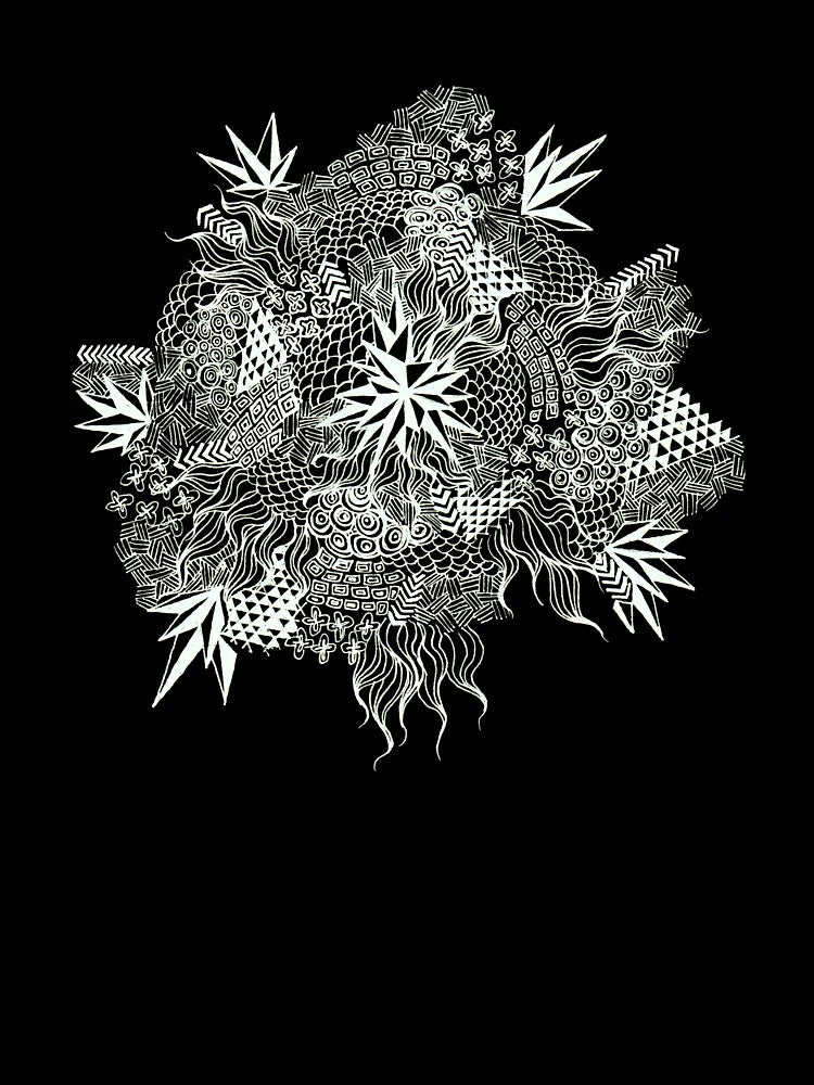 Hand Drawn Patterns Design (white) by jaycejvr