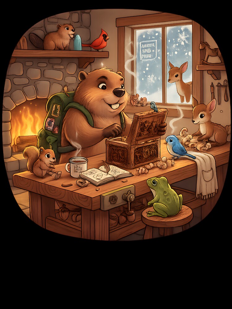 Happy Beaver Adventures – Crafting the Heirloom Music Box by Clothes With Smiling Animals Walt Gral