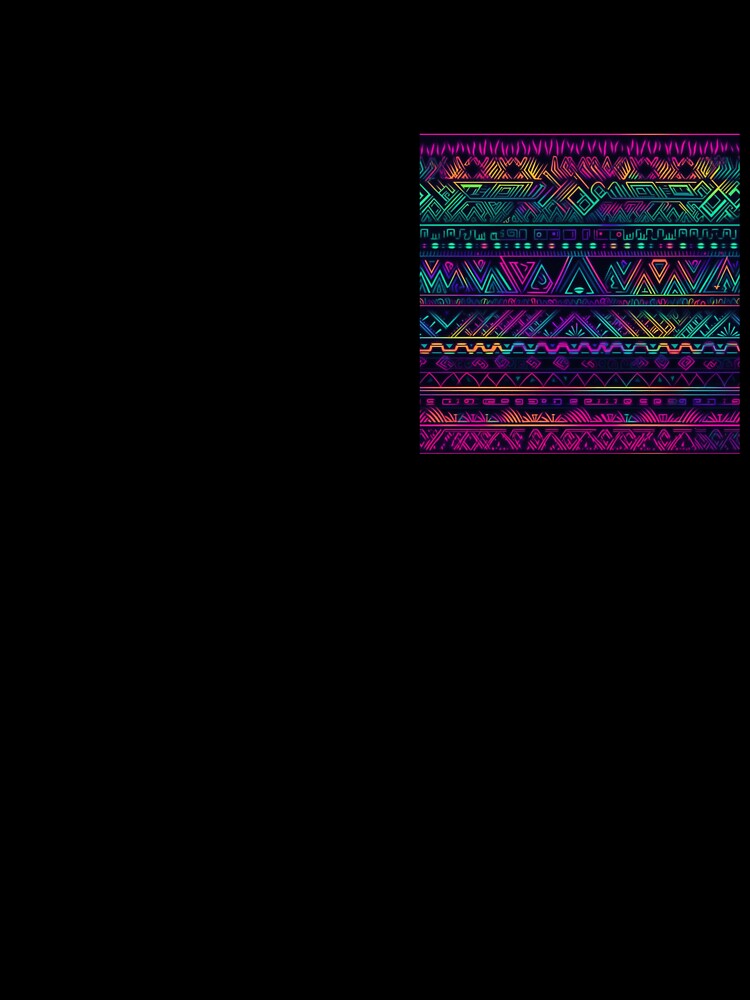 Ultimate Lofi Synthwave EDM Rave Vibrant Festival Pattern by PaintLabs