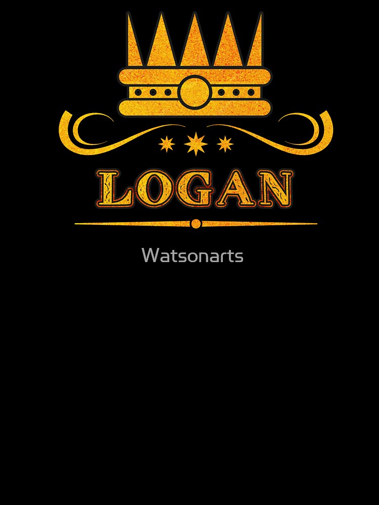 Logan Personalized Funny & Unique Custom Name Design for Men, Teens, and Boys by Watsonarts